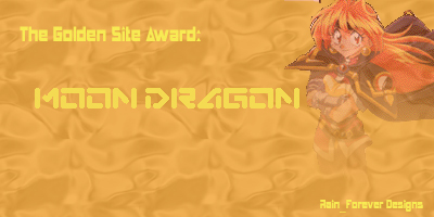 The Golden site Award from Rain Forever!